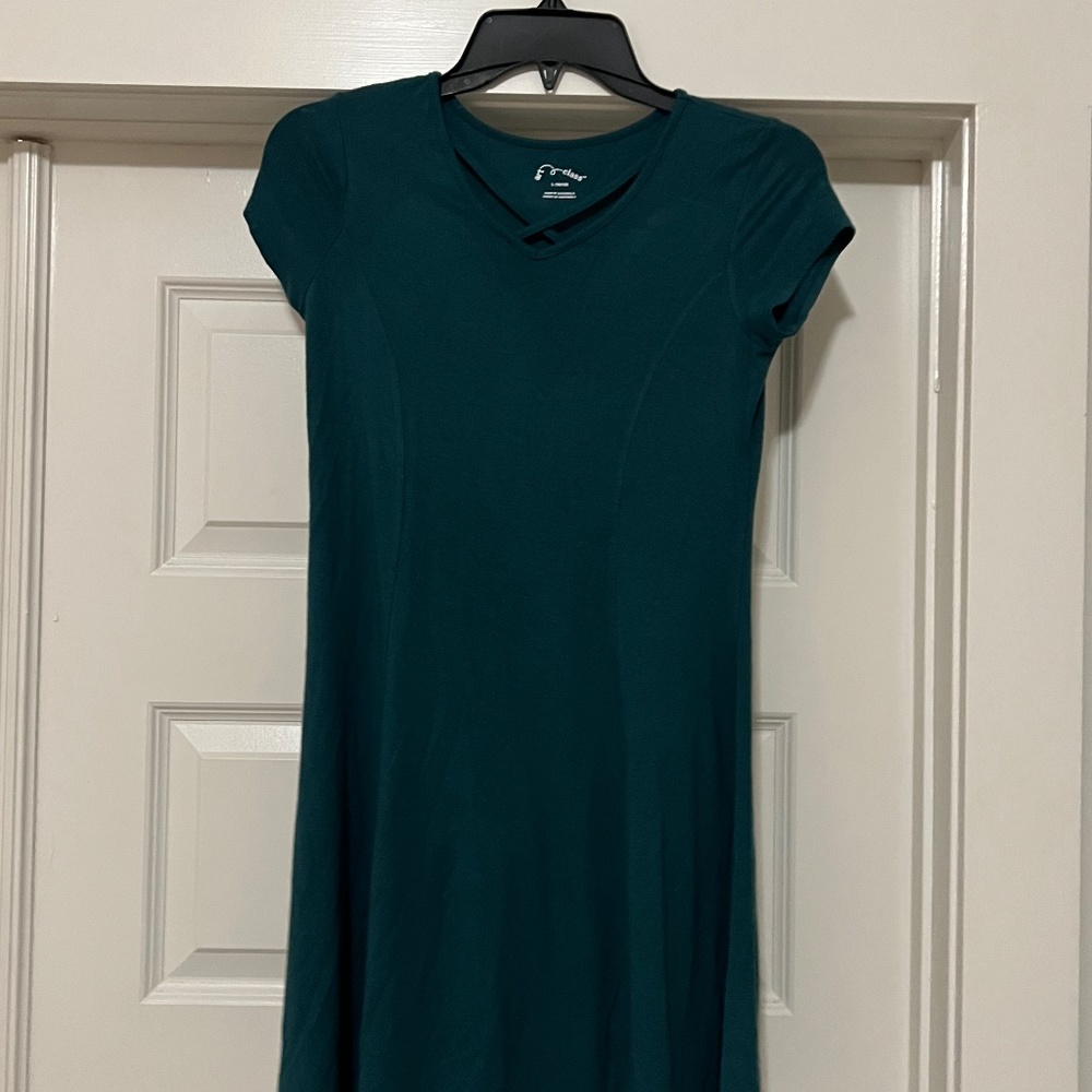 Green dress
